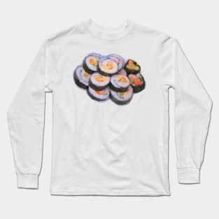 Vegan Sushi Photo Art Long Sleeve T-Shirt